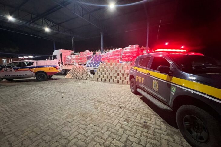 Cocaína apreendida. Foto: reprodução Oliveira Júnior