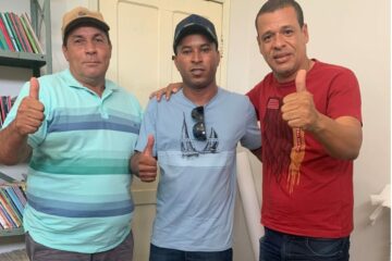 Manoel Rufino, Neto e Gimmy. Foto: divulgação