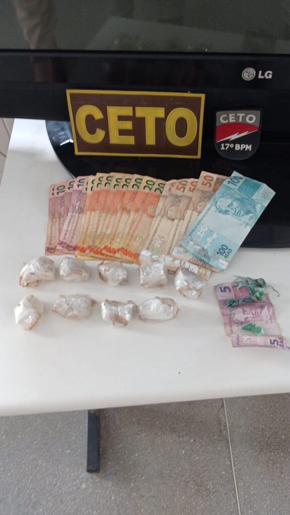 Material apreendido. Foto: Polícia Militar