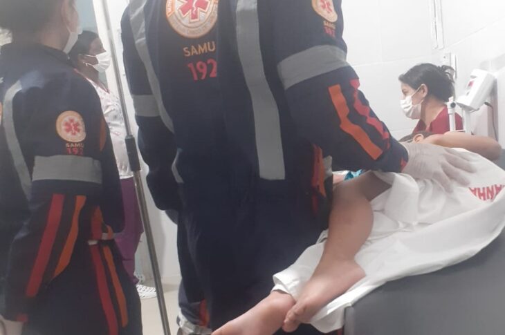 Criança atropelada. Foto: reprodução família