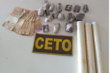 Droga apreendida em Guanambi. Foto: Polícia Militar