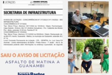 Aviso de Licitação