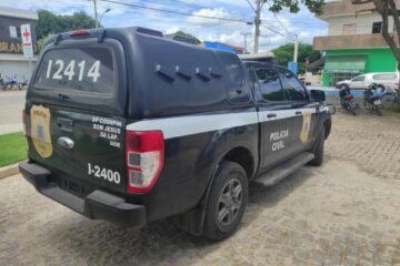 Viatura da Polícia Civil de Bom Jesus da Lapa. Foto: 24ª Coorpin