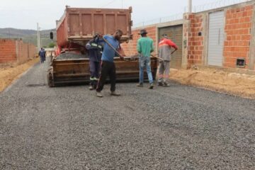 Obra em Iuiu. Foto: reprodução ASCOM