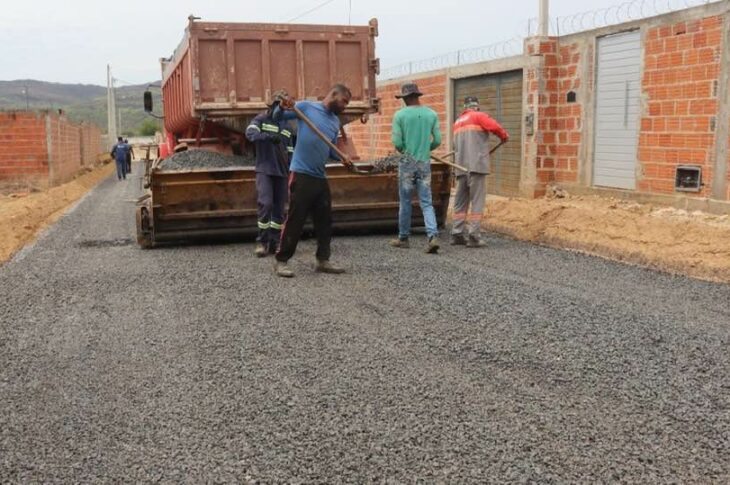 Obra em Iuiu. Foto: reprodução ASCOM