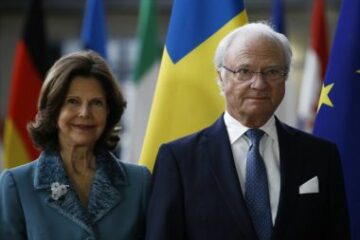 Carl 16 Gustaf e rainha Sílvia .Foto: reprodução Prefeitura de Vitória da Conquista