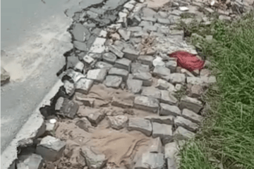 Avenida Santos Dumont. Foto: Reprodução leitor