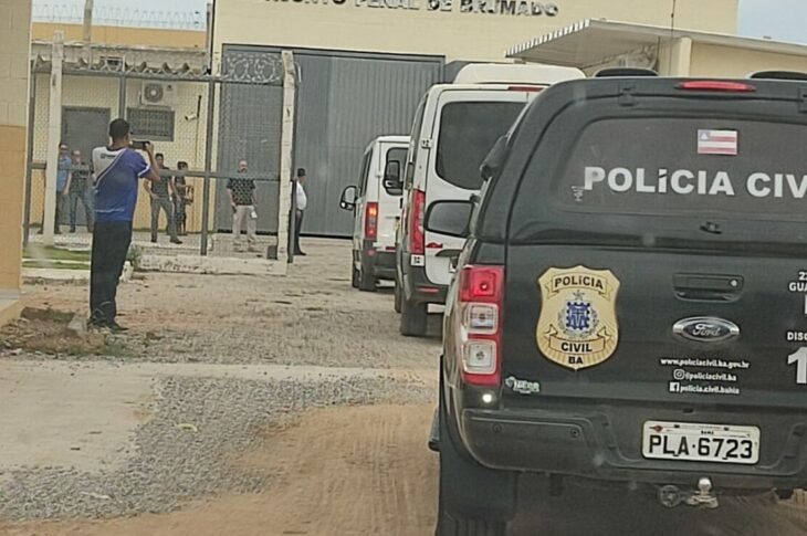 Viaturas chegando em Brumado. Foto: Clécio Magalhães