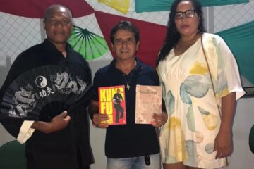 Rosalvo, Mundinho e Silvana. Foto: Mundinho