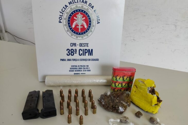 Material apreendido. Foto: Polícia Militar
