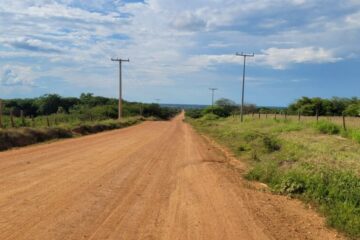Estrada que liga Palmas de Monte Alto ao distrito de Espraiado