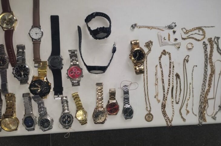 Produtos recuperados. Foto: Polícia Militar