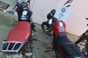 Motos apreendidas. Foto: Reprodução Polícia Militar