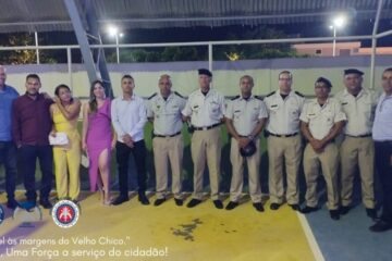 Solenidade de formatura. Foto: Polícia Militar