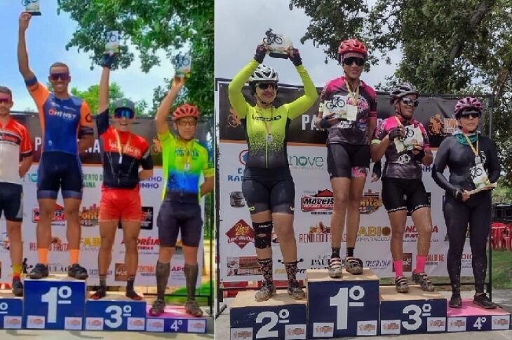 Ciclistas masculinos e femininos. Foto: reprodução Tony Bike