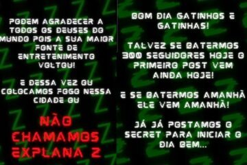 Conversa do perfil falso. Foto: Reprodução Delegacia de Brumado