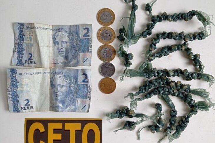 Crack apreendido em Guanambi. Foto: Polícia Militar