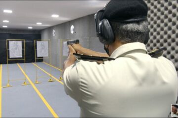 Mascarenhas inaugurando o CTT. Foto: Polícia Militar