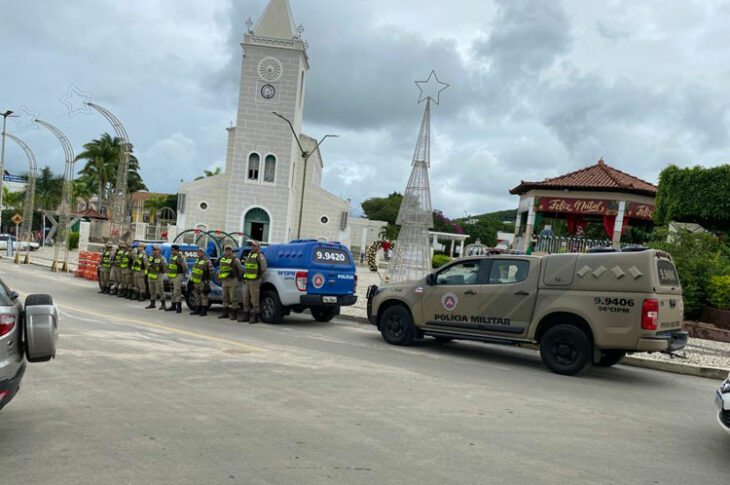 Operação em Caetité. Foto: Reprodução Polícia Militar