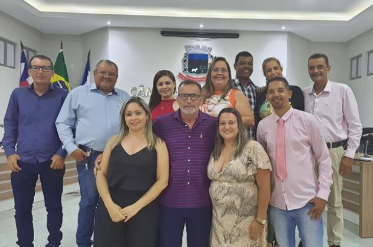 Nova Mesa Diretora Eleita. Foto: Reprodução Portal Vilson Nunes