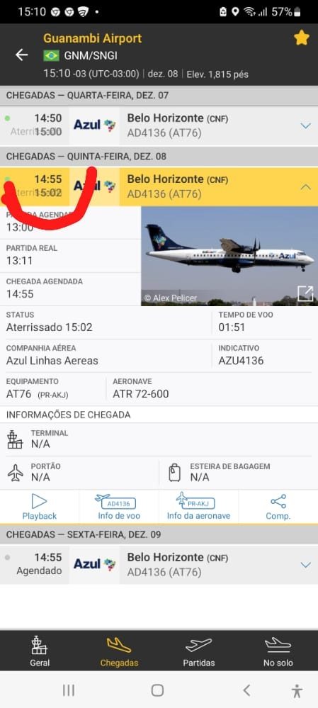 Imagem do aplicativo Flightradar 24