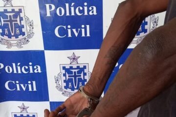 Foragido preso em Carinhanha. Foto: Polícia Civil