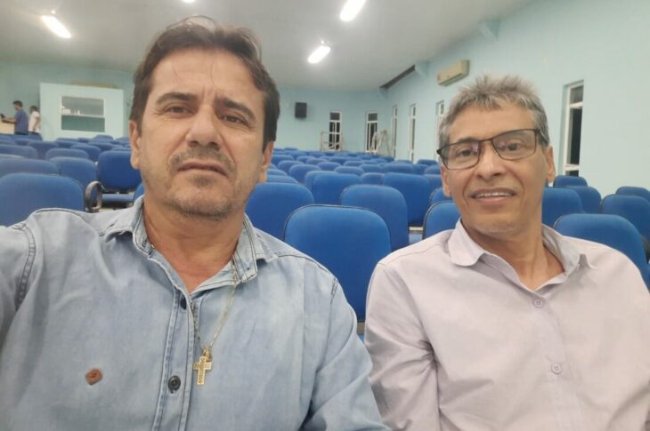 Mundinho da Oficina e o advogado José Vieira. Foto: Divulgação