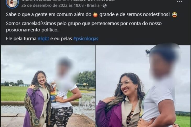 Clara Mendes. Foto: reprodução Fecebook