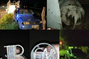 Material apreendido em Malhada. Foto: Polícia Militar