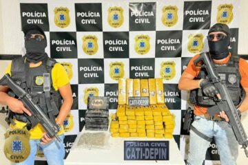 Drogas apreendidas em Guanambi. Foto: Polícia Civil