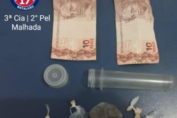 Material apreendido. Foto: Polícia Militar