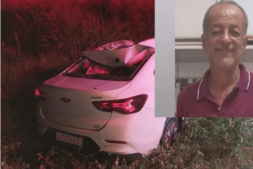 Motorista morre após carro bater em gado. Foto: Gazeta 5