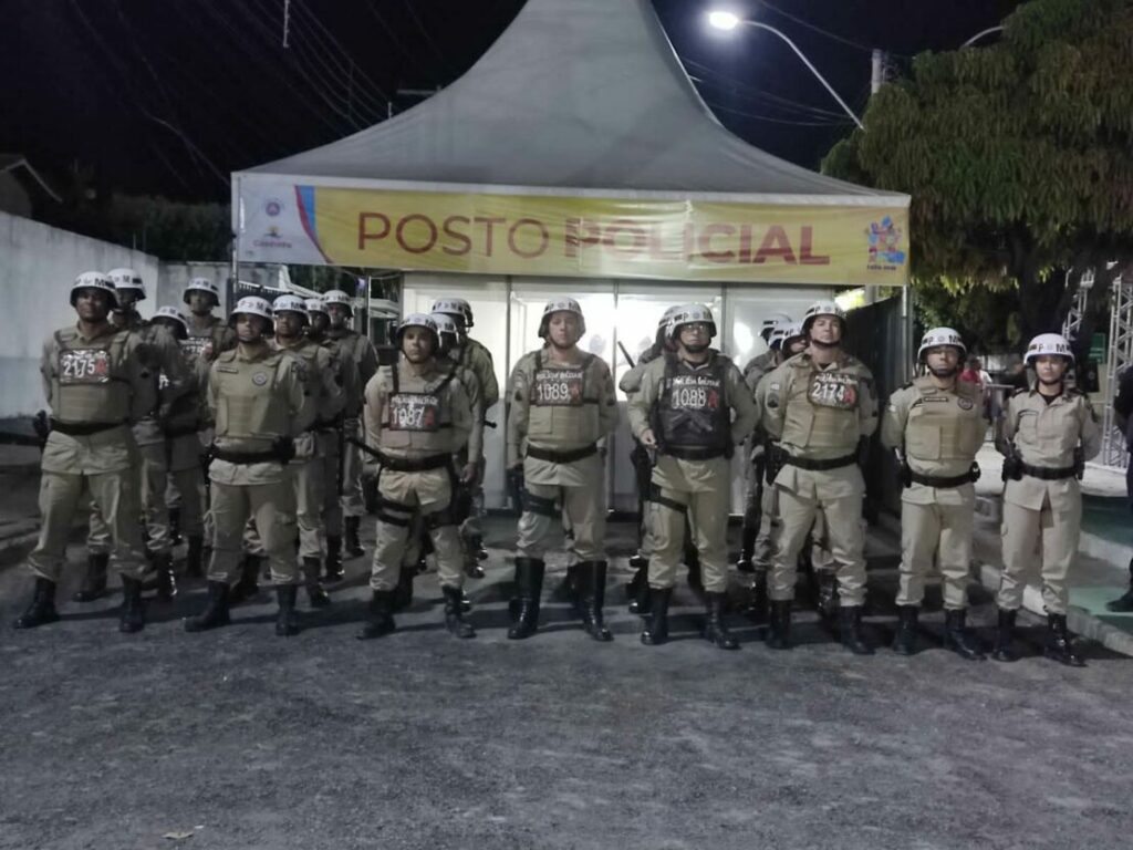 Efetivo da Polícia Militar. Foto: Polícia Militar
