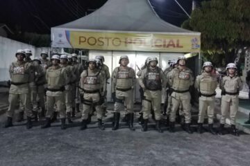 Efetivo da Polícia Militar. Foto: Polícia Militar
