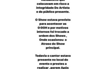 Nota do artista