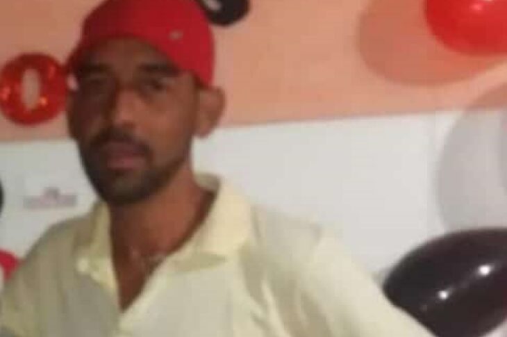 O corpo de Júnior foi encontrado por populares. Foto: Reprodução rede social