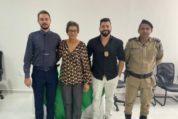 Girlânio. Chica do PT,Zanderlan e Fábio Júnior. Foto: Divulgação