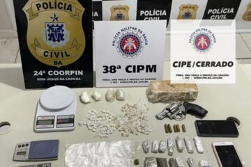 Material apreendido na operação. Foto: Polícia Civil