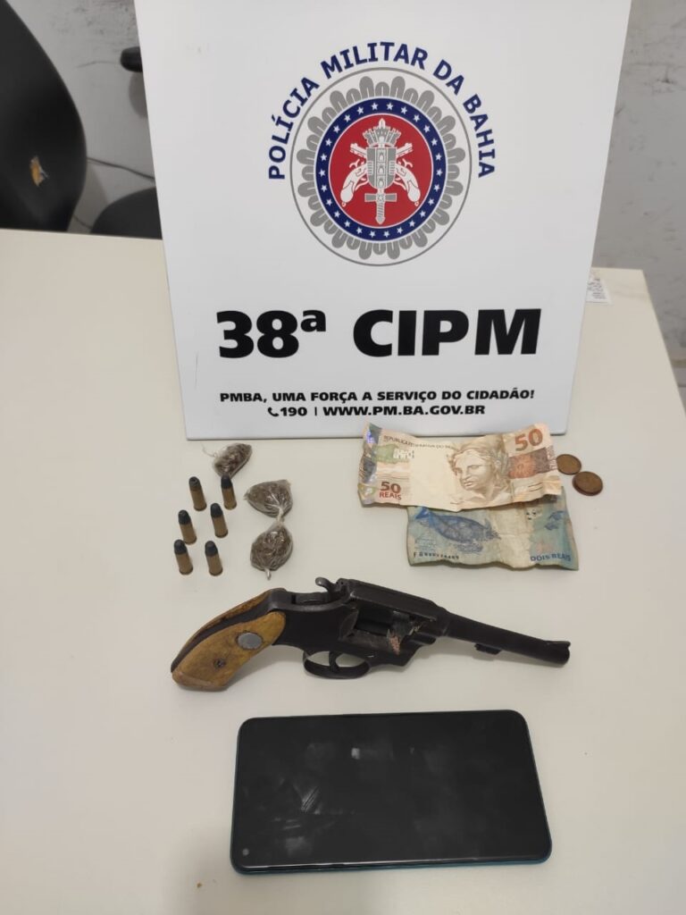 Material apreendido em Bom Jesus da Lapa. Foto: Polícia Militar