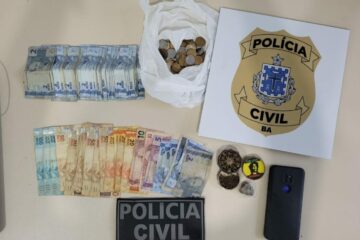Material apreendido em Brumado. Foto: Polícia Civil