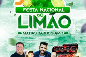 Programação da Festa do Limão. Foto: Divulgação