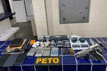 Material apreendido na operação. Foto: Polícia Civil