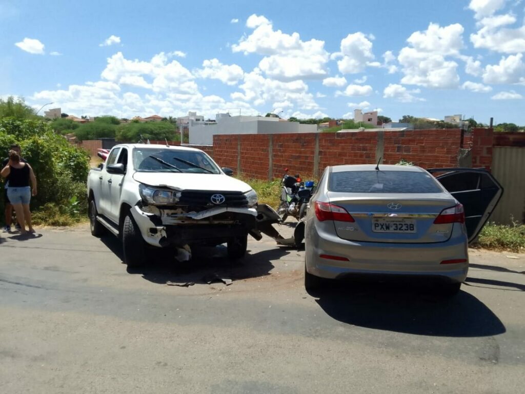 Colisão em Guanambi. Foto: Reprodução Smtran