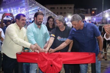 Abertura da feira de Guanambi. Foto: ASCOM-Prefeitura de Guanambi