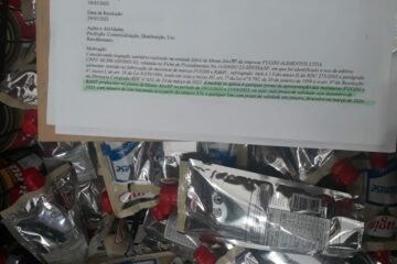 Material apreendido. Foto: Vigilância Sanitária