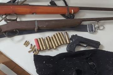 Material apreendido em Ibipitanga. Foto: Polícia Militar