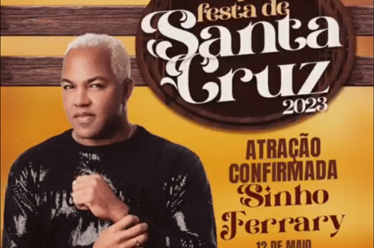 Sinho Ferrary se apresentará dia 12 de maio.