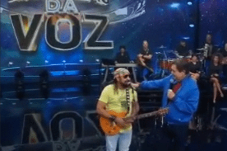 Zheel no Estrela da Voz. Foto: Reprodução Band