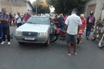 Adolescente se envolve em acidente. Foto: Reprodução Smtran