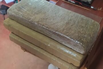 Material apreendido em Caetité. Foto: Reprodução Polícia Militar